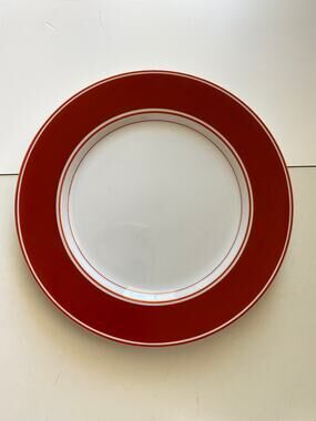 Vintage Fitz and Floyd Dinner Plate, Rondelet Terra Cotta